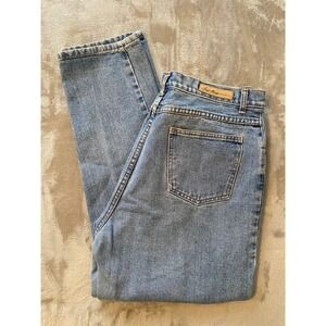 VTG Bill Blass Jeans‎ Sz 16 Faded Blue Easy Fit High Rise Cotton Denim Retro
